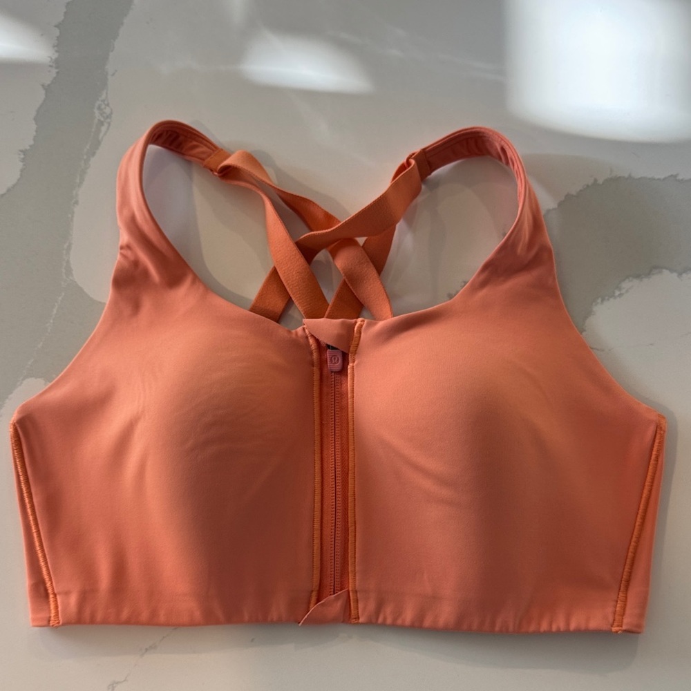 Lululemon Athletica Orange Sports Bra
